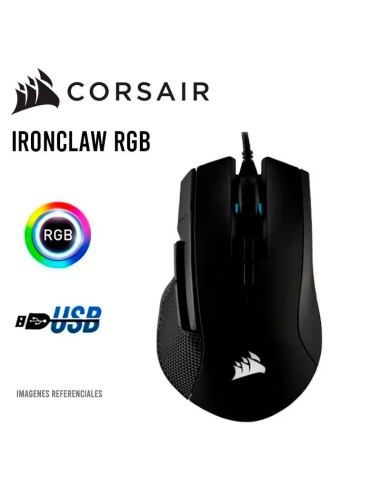 MOUSE CORSAIR IRONCLAW RGB ( CH-9307011-NA ) GAMING | LED-RGB