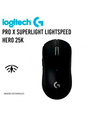 MOUSE GAMER LOGITECH G PRO X SUPERLIGHT LIGHTSPEED (910-005878) HERO 25K DPI | BLACK