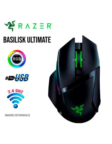 MOUSE GAMING RAZER BASILISK ULTIMATE RZ01-03170100-R3U1 LED RGB