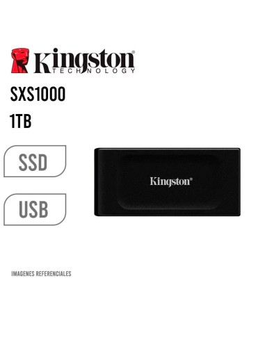 DISCO SSD EXTERNO KINGSTON 1 TB ( SXS1000/1000G ) BLACK USB TYPE C-USB 3.2 GEN 2