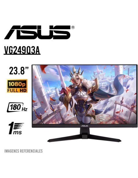MONITOR GAMER ASUS 23.8" TUF ( VG249Q3A ) PANEL FAST IPS | 180HZ - 1MS | HDMI - DP
