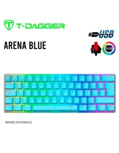 TECLADO T-DAGGER ARENA BLUE