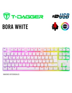 TECLADO T-DAGGER BORA WHITE
