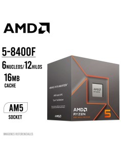 PROCESADOR AMD RYZEN 5 8400F 4.7GHZ (100-100001591BOX) AM5