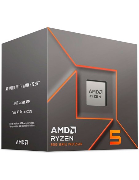 PROCESADOR AMD RYZEN 5 8400F 4.7GHZ (100-100001591BOX) AM5
