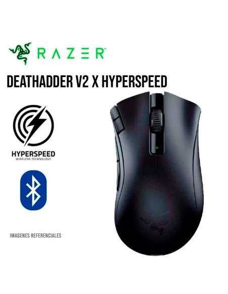 MOUSE GAMER RAZER DEATHADDER V2 HYPERSPEED ( RZ01-04130100-R3U1 ) WIRELESS - BT | BLACK
