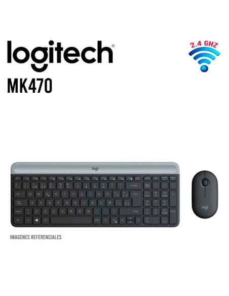 KIT LOGITECH MK470 (920-009266) WIRELESS | TECLADO + MOUSE