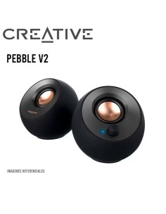 PARLANTE CREATIVE PEBBLE V2 2.0 USB-C (51MF1695AA000)