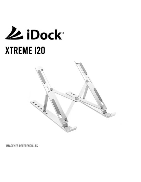 STAND PARA LAPTOP IDOCK XTREME (X-TREME ) ALUMINIO | 7 ANGULOS AJUSTABLES