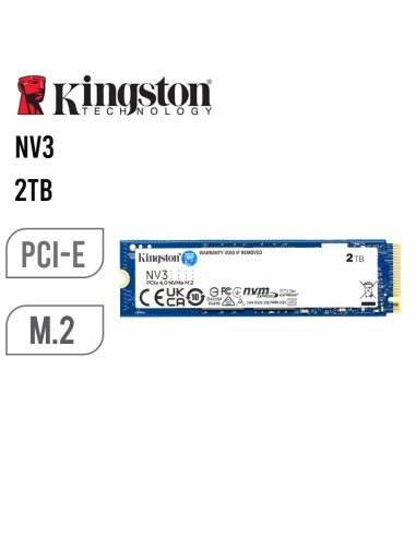 DISCO SOLIDO SSD KINGSTON 2TB NV3 ( SNV3S/2000G ) PCIE | NVME | GEN4