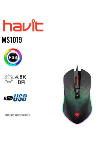 MOUSE GAMER HAVIT ( MS1019 ) USB | RGB