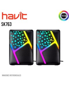 PARLANTE HAVIT SK763 USB-3.5MM | LED-RGB|3W
