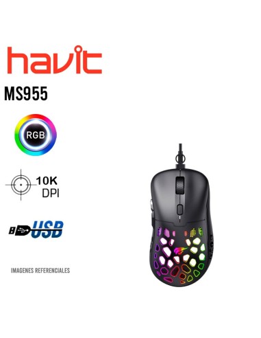 MOUSE GAMER HAVIT ( MS955 ) USB | RGB