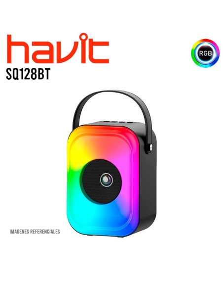 PARLANTE HAVIT ( SQ128BT ) BLUETOOTH | LED-RGB | MICRO USB