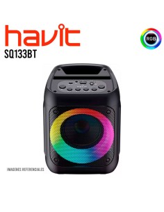 PARLANTE HAVIT ( SQ133BT ) BLUETOOTH | LED-RGB | USB-C