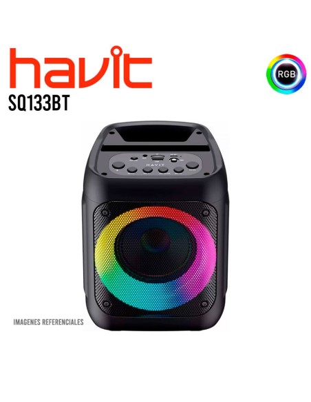 PARLANTE HAVIT ( SQ133BT ) BLUETOOTH | LED-RGB | USB-C