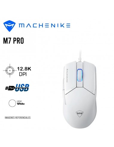 MOUSE GAMER MACHENIKE M7 PRO ( M7 PRO ) CABLEADO | WHITE