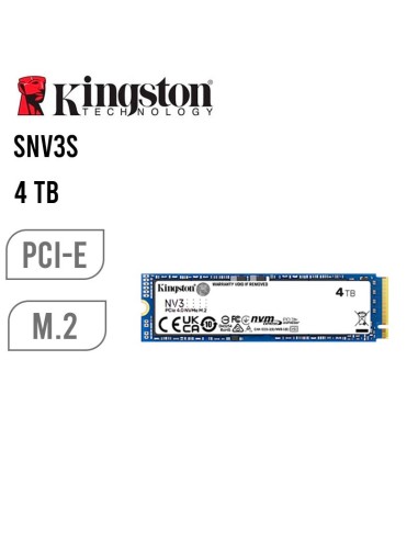 DISCO SOLIDO SSD KINGSTON 4TB NV3 ( SNV3S/4000G...