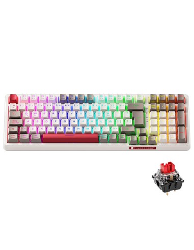 TECLADO GAMER THUNDEROBOT K98-RED SWITCH OUTEMU...