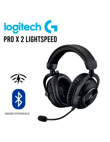 AUDIFONO LOGITECH G PRO X 2 LIGHTSPEED WIRELESS (981-001262) NEGRO |BT|3.5MM