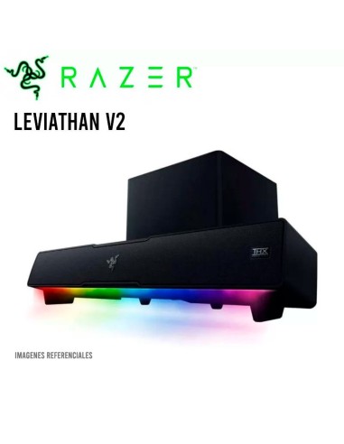 PARLANTE RAZER LEVIATHAN V2 SOUND BAR CHROMA RGB BLUETOOTH THX (RZ05-03920100-R3U1)