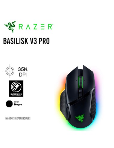 MOUSE GAMER RAZER BASILISK V3 PRO (RZ01-05240100-R3U1) 35K DPI| RGB| BLACK