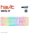 TECLADO HAVIT KB876L-SP WHITE