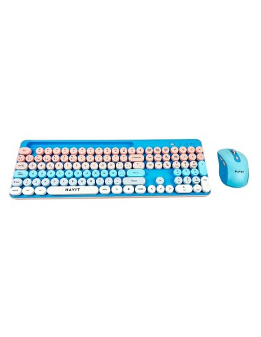 KIT HAVIT ( KB832GCM-SP ) CELESTE | WIRELESS|...