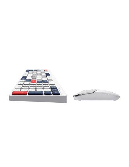 KIT HAVIT (KB830WB-SP) WHITE|WIRELESS+BT| TECLADO + MOUSE