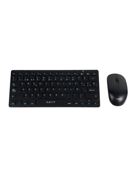 KIT HAVIT (KB255GCM-SP) NEGRO |WIRELESS|TECLADO + MOUSE