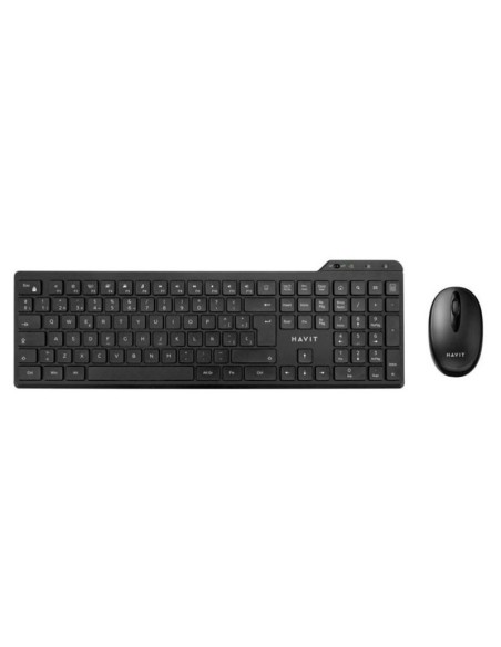 KIT HAVIT KB262GCM-SP NEGRO |WIRELESS|TECLADO + MOUSE
