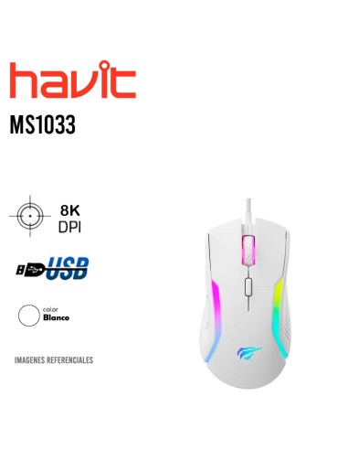 MOUSE HAVIT MS1033 WHITE