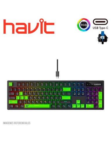 TECLADO GAMER HAVIT KB893L-SP