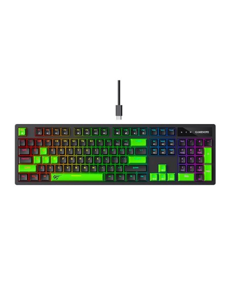 TECLADO GAMER HAVIT KB893L-SP SWITCH BLUE|USB|RGB