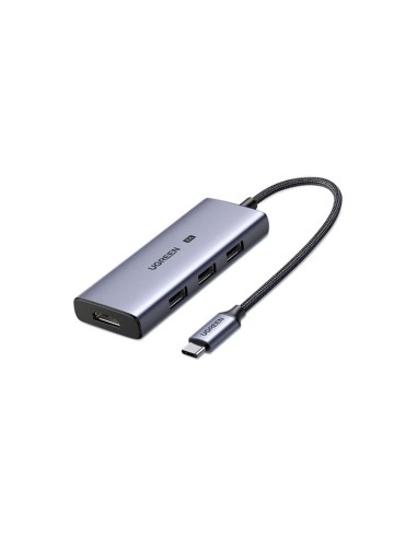 ADAPTADOR UGREEN USB-C 8K 4 EN 1| 1X HDMI 8K/...