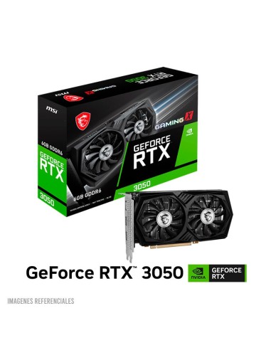 TARJETA DE VIDEO MSI RTX 3050 GAMING X 6GB GDDR6 | 6GB |96BIT
