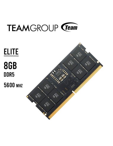 MEMORIA SODIMM TEAMGROUP 8GB/5600MHZ DRR5 ELITE (TED58G5600C46A-S016)