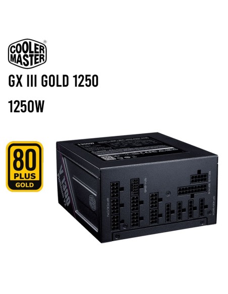 FUENTE DE PODER COOLER MASTER GX3 1250W (MPX-C503-AFAG)  80 PLUS GOLD FULL MODULAR ATX 3.0