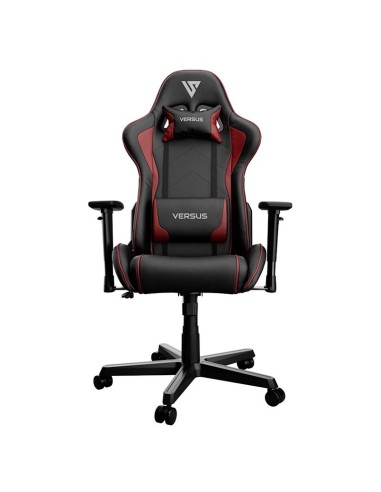 SILLA GAMER VERSUS V-10 NEGRO/ROJO