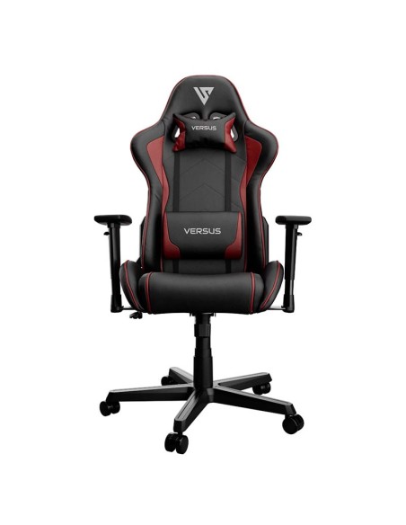 SILLA GAMER VERSUS V-10 NEGRO/ROJO