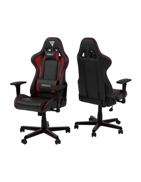 SILLA GAMER VERSUS V-10 NEGRO/ROJO