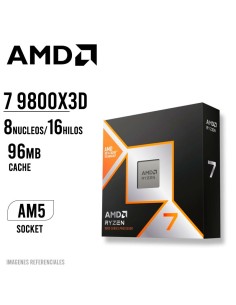 PROCESADOR AMD RYZEN 7 9800X3D ( 100-1000001084WOF ) AM5
