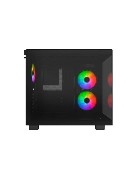 CASE MONTECH KING 65 PRO BLACK ( KING 65 PRO ) S/FUENTE | VIDRIO TEMPLADO | 3 LED-ARGB