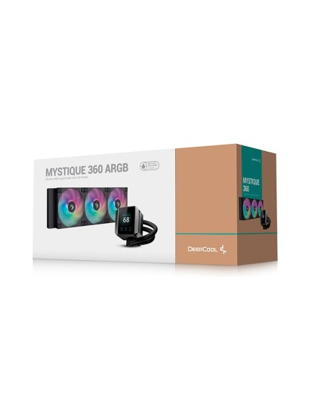 SISTEMA DE ENFRIAMIENTO LIQUIDO DEEPCOOL MYSTIQUE 360 ARGB (R-LX750-BKADSNC-G-1) PANTALLA DIGITAL