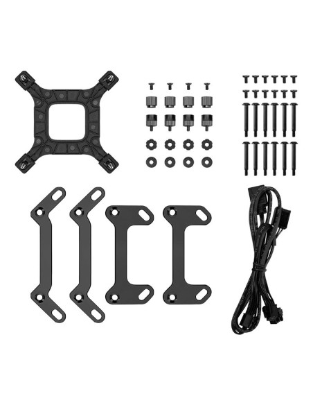 SISTEMA DE ENFRIAMIENTO LIQUIDO DEEPCOOL LQ360 (R-LQ360-BKLSMW-G-1) PANTALLA DIGITAL| LED-ARGB