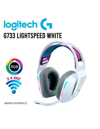 AUDIFONO GAMER LOGITECH G733 LIGHTSPEED WHITE...