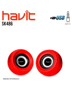 PARLANTE HAVIT ( HV-SK486 ) USB - 3W - RED