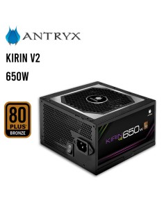 FUENTE DE PODER ANTRYX 650W KIRIN V2 ( AP-KB650 ) 80 PLUS...