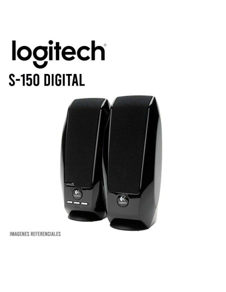 PARLANTE LOGITECH S-150 DIGITAL USB NEGRO RETAIL BOX (980-001004)
