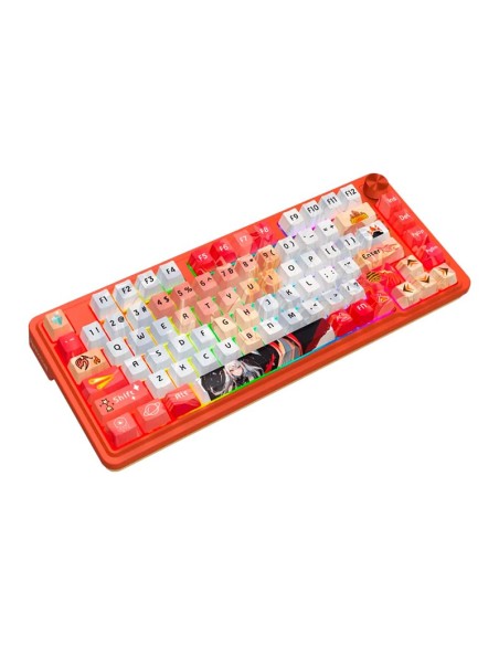TECLADO GAMER REDRAGON UCAL PRO ANIME ( K673AK-RGB-PRO ) WIRELESS - BT - USB-C | SWITCH MINT MAMBO | LED-RGB